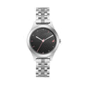 Fastrack Stunners Quartz Analog Black Dial Rose Gold Stainless Steel Strap Watch for Girls - NT6268WM02