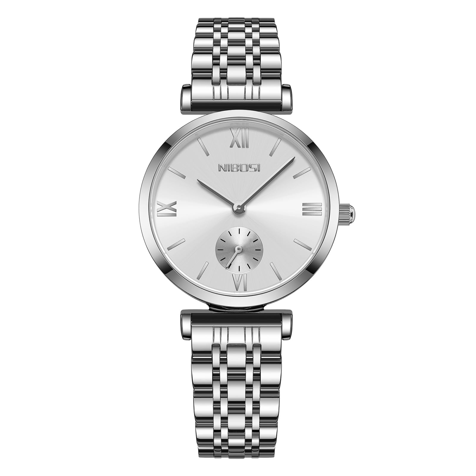 NIBOSI Women Watches Analogue Wrist Watches Watches for Women's & Girls&Miss&Ladies Rose Gold Dial Watch with Stylish Diamond Studded Watch